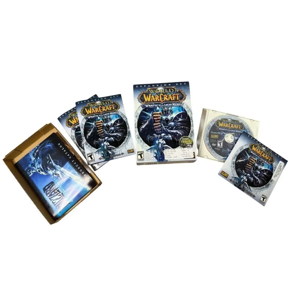 World of Warcraft: Wrath‎ of the Lich King Expansion Set PC Video game CIB